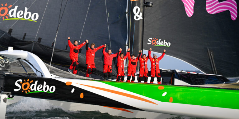 Sodebo Ultim 3 - arrivée Jules Verne