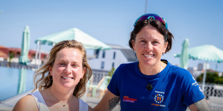 Elodie Bonafous et Francesca Clapcich